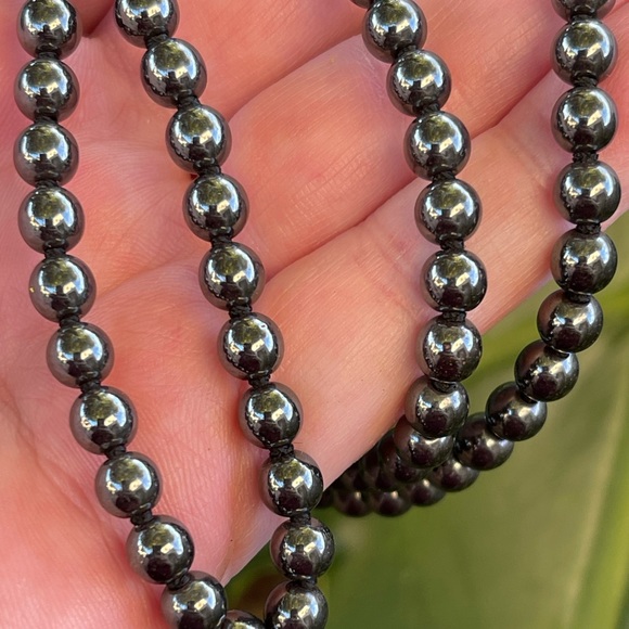 Hematite Meditation Mala necklace/bracelet - Picture 2 of 5